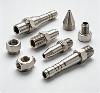 Buse à jet cannelée pour liquide, usinage CNC, sur mesure, en acier inoxydable, haute pression, connecteur de liquide anti-fuite, nettoyage automatique