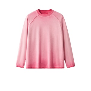 Camiseta de Jersey de gran tamaño para hombre de la marca Chao, Sudadera con capucha con estampado de Color sólido de punto pesado de 270g, aspecto de lavado sucio para hombre viejo - Product Image 1