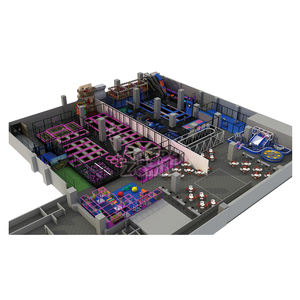 Équipement de terrain de jeu intérieur professionnel et commercial, grand trampoline de <span class=keywords><strong>fitness</strong></span> en PVC, parc d'attractions, parcours d'aventure avec cordes - Product Image 4