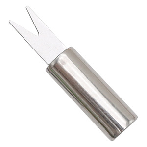Fourchettes à maïs en acier inoxydable Chef Season Show avec manche cylindrique, outils de barbecue pour griller et peler le maïs - Product Image 2
