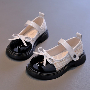 Mocassins en cuir PU pour filles, chaussures habillées à semelle souple respirante pour l'école, les spectacles et les fêtes - Product Image 3