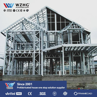 Villas Modulares Prefabricadas de Estructura de Acero Ligero de Diseño Moderno, Apartamentos, Edificio de Oficinas, Construcción Rápida, Ecológico