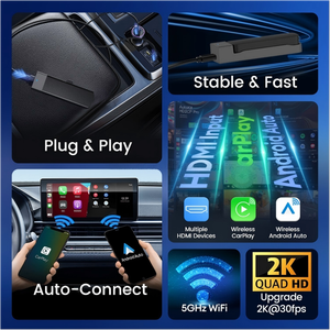FireDrive PRO Link, Conexión por Cable Carplay para <span class=keywords><strong>Fire</strong></span> TV <span class=keywords><strong>Stick</strong></span>, <span class=keywords><strong>Fire</strong></span> TV <span class=keywords><strong>Stick</strong></span> <span class=keywords><strong>Lite</strong></span> HD 4K 4K Max, YouTube, Netflix, Prime Video - Product Image 2