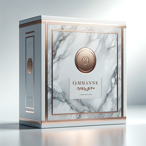 Caja de cosméticos con patrón de mármol de lujo, papel de 3mm de espesor, crema facial en relieve, limpiador Facial, loción para el cuidado de la piel, crema para los ojos, regalo - Product Image 3