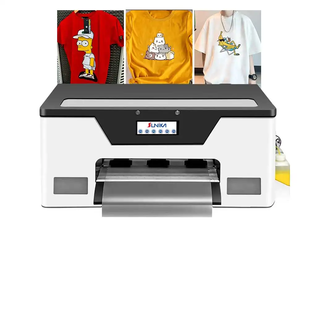 Sunika Direct Naar Kledingstuk Printer A3 Drukmachine Goedkope Concurrerende Droge Textiel Dtf Impresora Voor T-Shirt Doek Dtg Printer