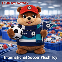 Peluche de Mascota de Fútbol Personalizado, Juguete de Peluche para Eventos Deportivos, Fabricante de Peluches Personalizados OEM ODM, Regalo Promocional
