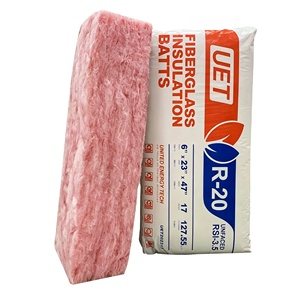 USA Certificat ASTM UL R21 R22 R25 R30 R38 Mince rose Isolation en fibre de verre Doux Coton Fibre de verre Laine Isolation <span class=keywords><strong>Plafond</strong></span> Batt - Product Image 1