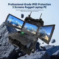 Tablette robuste double OS Windows 11 Pro et Android 14 de 15,6 pouces pour le travail sur le terrain en extérieur et l'informatique mobile industrielle