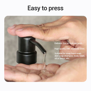 Dispensador de Bomba de Loción con Cuerpo de Rosca 28/400 Personalizado de Fábrica, Bomba de Jabón Negra, Blanca y Bronce, Botellas de <span class=keywords><strong>Champú</strong></span> y Acondicionador - Product Image 5