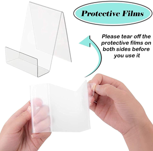 Support de livre moderne en acrylique personnalisé pré-assemblé, support de tablette, porte-revues, <span class=keywords><strong>chevalet</strong></span> d'exposition pour ordinateur portable, partition musicale - Product Image 5