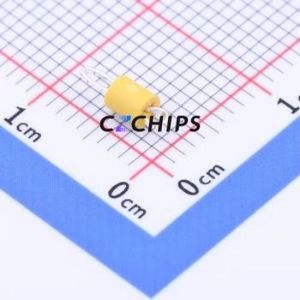 5004 Test Point / Test Loop Connector Pin Type (Through Board) Yellow 2.5mm - Product Image 2