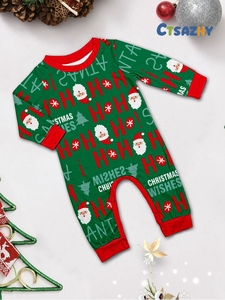 Piyama Natal Kustom Pria Wanita Set Keluarga Motif Seragam Orang Tua-Anak Set Piyama Natal Pakaian Tidur Keluarga Natal <span class=keywords><strong>Jammies</strong></span> Natal - Product Image 4
