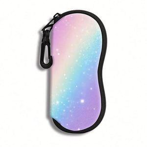 Étui à lunettes personnalisé en néoprène pour la vente en gros, étui souple pour lunettes de soleil, pochette avec clip ceinture - Product Image 1