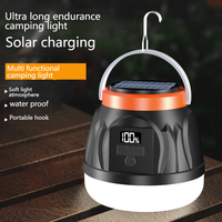Ampoule Globe LED à énergie solaire pour l'extérieur Batterie au lithium étanche IP67 Chargement d'urgence pour le camping pour le marché de nuit