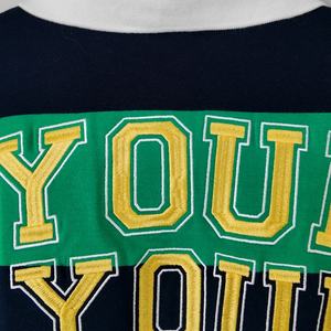 เสื้อสตรีทแวร์ผ้าฝ้าย 100% ปักโลโก้แบบกำหนดเอง สไตล์ฮิปฮอป ทรงบ็อกซี่ ไหล่ตก ชายเสื้อครอป โอเวอร์ไซส์ พิมพ์ลายภาพ - Product Image 6