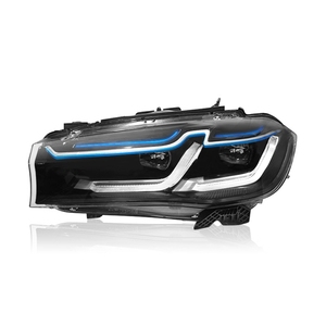 Phare avant BMW F15 pour BMW X5 F15 2014-2018, ensemble de phares LED, mise à niveau style <span class=keywords><strong>2023</strong></span>, lentille de projecteur, DRL séquentiel - Product Image 4