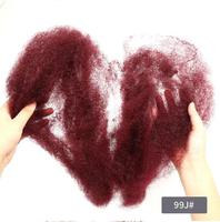 Cheveux Vierges Brésiliens Afro Crépus en Gros Grand Paquet, Cheveux Humains Afro Crépus en Vrac pour Dreadlocks, Tresses et Extensions