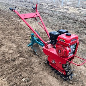 Power Tiller Farm <b>Cultivator</b> Diesel Engine Track Type High Productivity Red Color - Product Image 2