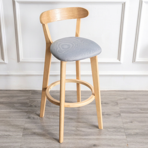 Modern Dining Chair Minimalist Backrest Chair Simple <b>Wooden</b> Home Kitchen Dining Room Living Room Seating - Product Image 1