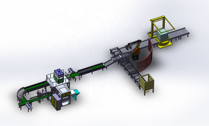 Palettiseur robotisé monocolonne pour sacs de ciment, machine de palettisation automatique pour empilage de sacs de riz lourds sur palette, usine de palettisation - Product Image 4