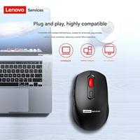 Souris sans fil Lenovo N05 2,4 GHz, design basique, souris optique pour ordinateur, pour le travail et la maison