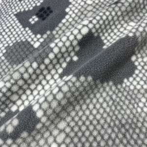 Inverno Quente Dupla Face Escovado Um Lado Anti Pilling 340Gsm 100% Poliéster Polar Fleece Tecido Impresso para Cobertor De Vestuário - Product Image 5