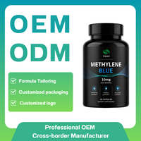 Capsules de L-Méthylène Bleu 10mg - Complément Énergétique Cellulaire Formule Personnalisée L-Méthylène Bleu
