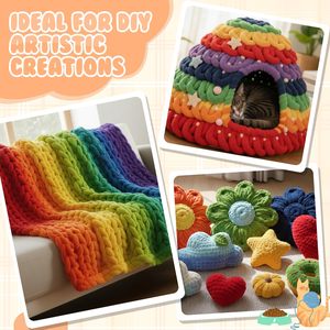 Fil chenille super doux, épais et volumineux, vente en gros - Product Image 4