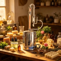 Appareil de distillation électrique, machine d'extraction d'huiles essentielles, portable pour les petites entreprises mobiles