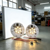 Panel de Luz LED de 5V 3W, Clasificación IP20, 1 Año de Garantía, Compatible con Conexión de Carga/Batería/Control Táctil, Panel de Aluminio