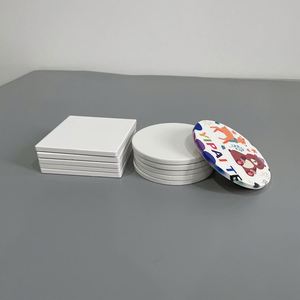 Square and Round Tiles Diy Make Your Own <b>Coasters</b> Cup <b>Coaster</b> for Sublimation Heat Transfer Printing - Product Image 4