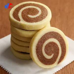 शंघाई Yucheng मशीनरी बेकरी उपकरण स्वचालित बनाने दो रंग बिस्कुट कुकी मशीन