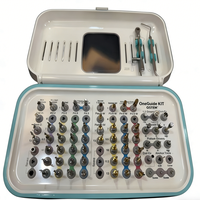 Kit chirurgical d'implants dentaires manuel haute précision à guide unique, outils de forage guidés complets, placement immédiat, CE
