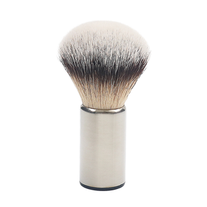 Brocha de Afeitar de Pelo Sintético Personalizada Nueva de Fábrica con Mango de Metal para Afeitar Hombres - Product Image 2