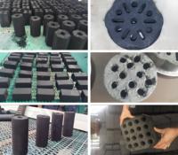 Machine de production rapide de briquettes avec mécanisme de compactage de charbon en nid d'abeille pour produits à base de carbone