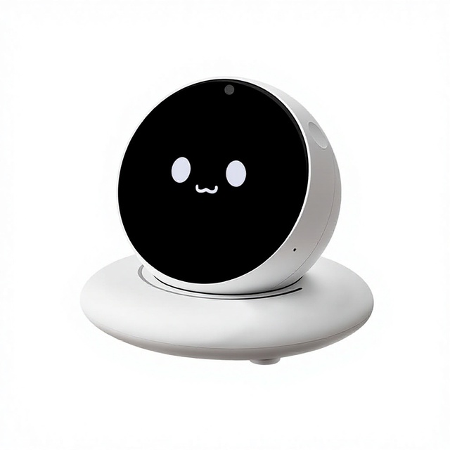 Smart AI Voice Dialogue Robot-Large Model Emotional Companion Timing Reminder Emotion Recognition Music 360 Rotation ABS