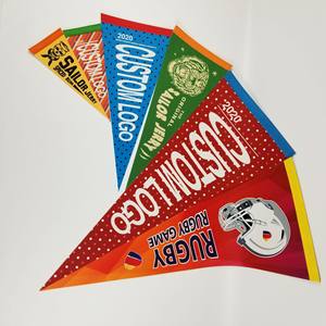 Bandera triangular de fieltro para tiendas de campaña y decoraciones al aire libre Impresión de logotipo personalizado disponible - Product Image 3