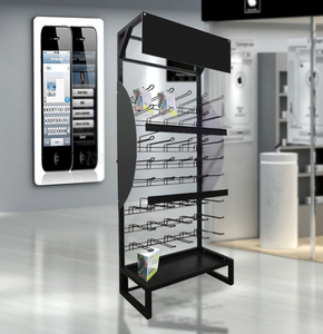 Soporte de suelo de Metal de salida de fábrica, estante de exhibición, caja de teléfono móvil, organizador de accesorios para Tienda Móvil - Product Image 2