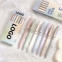Stylos gel couleur pastel Morandi en gros, design minimaliste, écriture fluide, pointe de 0,5 mm pour l'école et le bureau