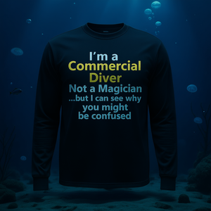 Camiseta de Manga Larga para Buceo Comercial, Cuello Redondo, Unisex, para Adultos, Actividades Promocionales, Impresión por Serigrafía - Product Image 3