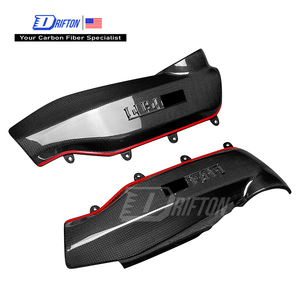 DRIFTON Para Ferrari 488 GTB Spider Caja de Aire del Motor de Fibra de Carbono Seca con Acabado Brillante/Mate de Tejido 3K/6K/12K - Product Image 1