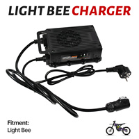 Chargeur de batterie rapide 60V 10A pour Sur-Ron Light Bee X Segway X260, nouveau type, adaptateur d'alimentation haute performance pour moto électrique tout-terrain
