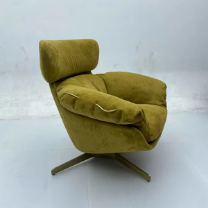Fauteuils de salon luxueux et populaires avec base en métal, équipés de coussins moelleux, adaptés au salon et aux meubles d'hôtel - Product Image 3