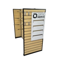 Étagère gondole de vêtements de supermarché étagère de magasin de détail support de stockage Slatwall vêtements présentoir de vêtements au détail