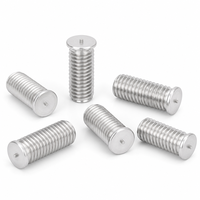 Vis de soudage à tête plate en acier inoxydable 304 A2-70 M4 M5 M6, goujons de soudage, boulons de fixation