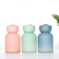 Bouteille diffuseur 120 ml en verre dépoli dégradé pour voiture, flacon vide pour diffuseur à bâtonnets, contenant de parfum en verre, vente en gros