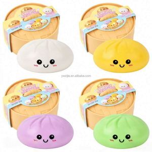 Bolas Gigantes de 25cm con Forma de Dumpling, Baozi, Panecillos al Vapor, con Purpurina, Caja Sorpresa, Juguetes Sensoriales Antiestrés para Apretar - Product Image 3