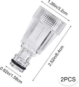 Filtro de agua de máquina de plástico, conexión de herramienta de alta presión apta para <span class=keywords><strong>Karcher</strong></span> <span class=keywords><strong>K3</strong></span> K4 K5 K6 K7 Series, lavadoras a presión, lavado de coches - Product Image 2