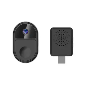 Özelleştirmek Wifi hareket algılama App Alarm apartman kapısı çan bebek kamera ev güvenlik sistemi kablosuz kapı zili Mini kamera