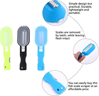 Outil de nettoyage rapide pour écailler le poisson, couteau de cuisine facile à utiliser avec grattoir spécial pour écailles